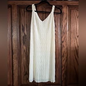 Anthropologie 1920s White Cocktail/ Party Dress